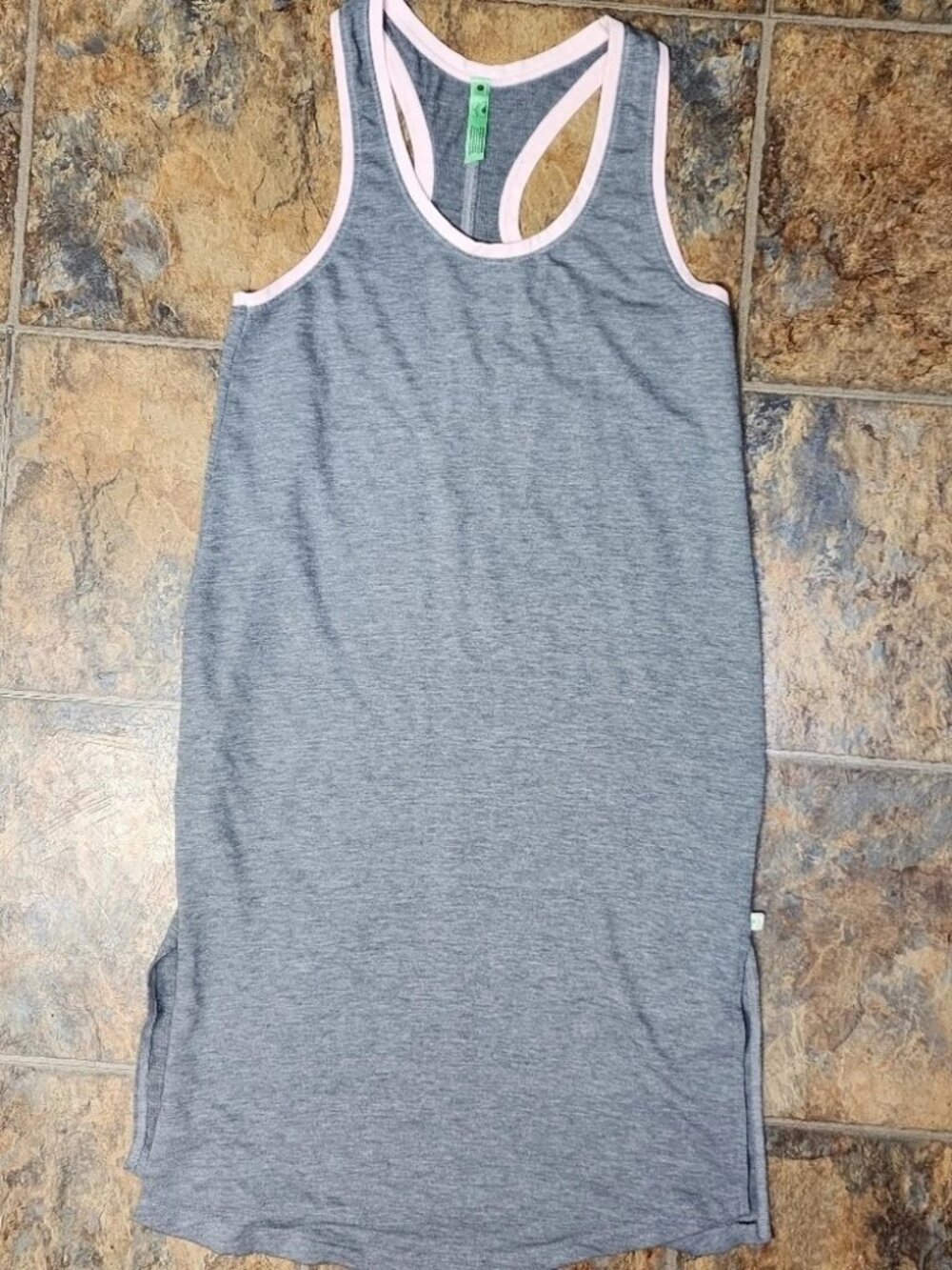 Honeydew Intimates Raceback Sleeveless Womens Large Sleep Shirt Gray